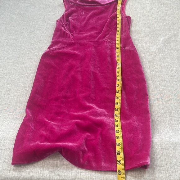 Boden Velvet Martha Midi Dress English Berry Magenta women’s‎ size 4 - Picture 8 of 16